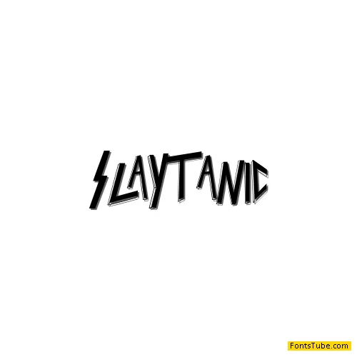 Slaytanic Font