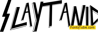 Slaytanic Font