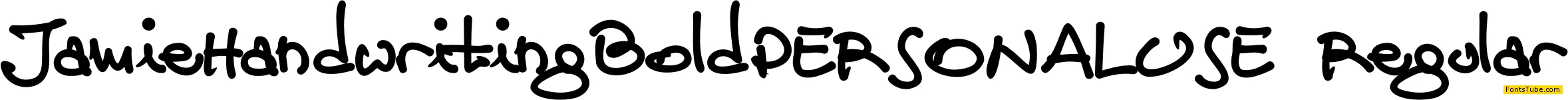 Jamie Handwriting