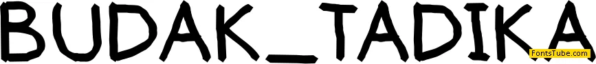 BUDAK TADIKA Font