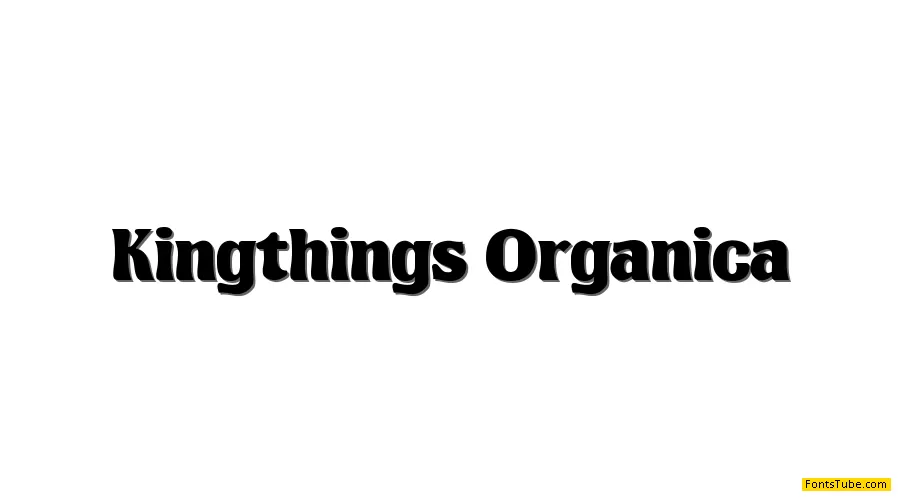 Kingthings Organica Font