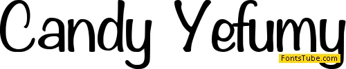 Candy Yefumy Font