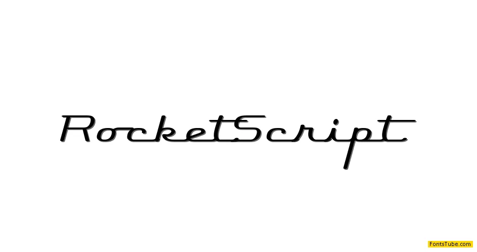 Rocket Script Font