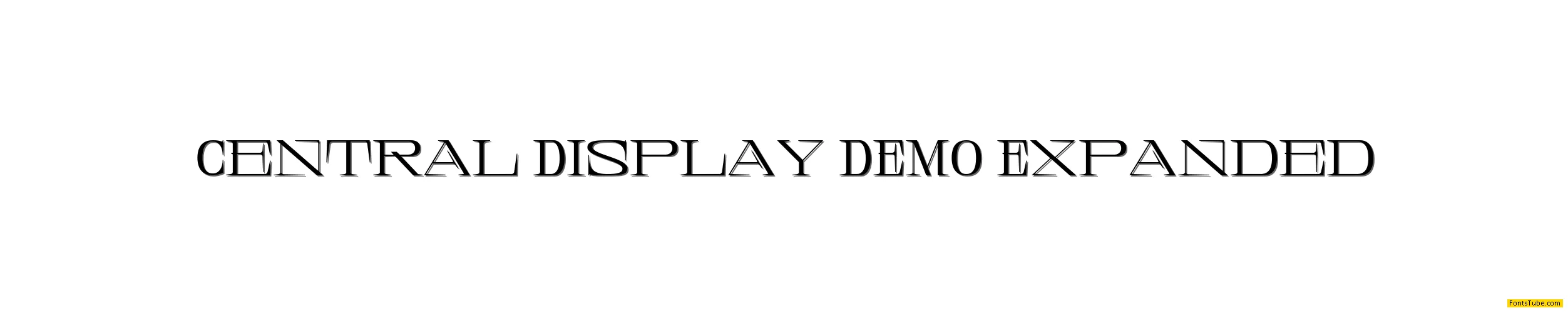 Central Display DEMO Font Family