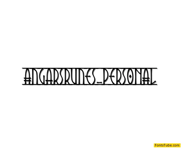 Angars Runes PERSONAL USE ONLY Font