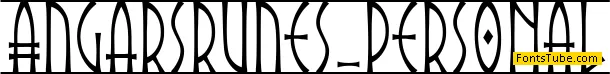 Angars Runes PERSONAL USE ONLY Font