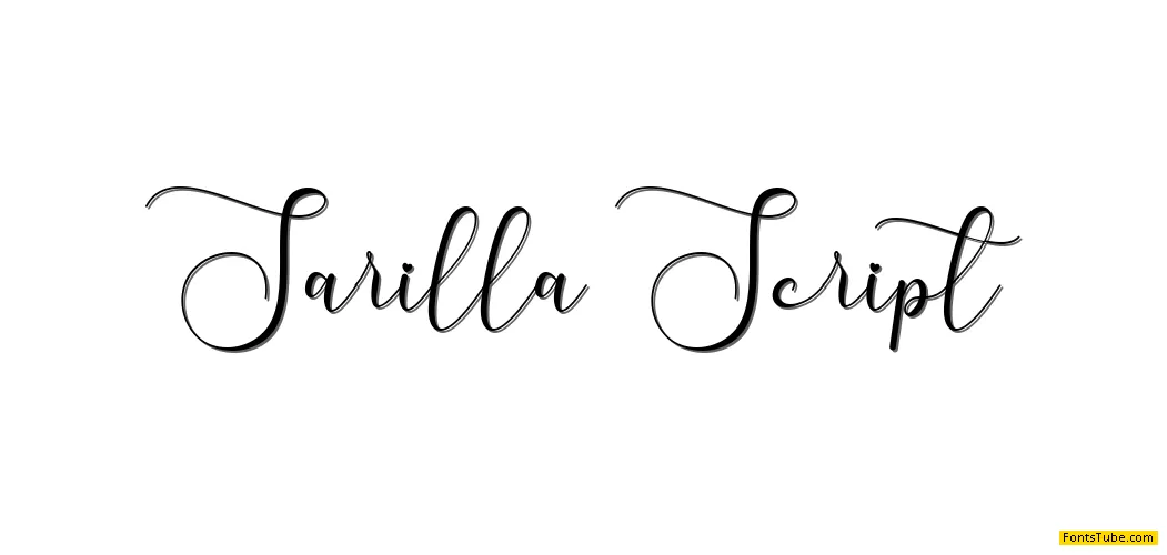 Sarilla Script Font