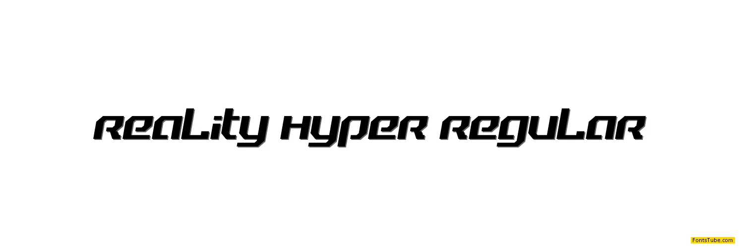Reality Hyper Font