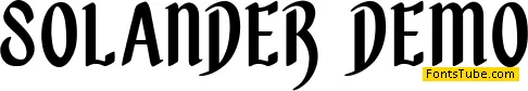 Solander Font
