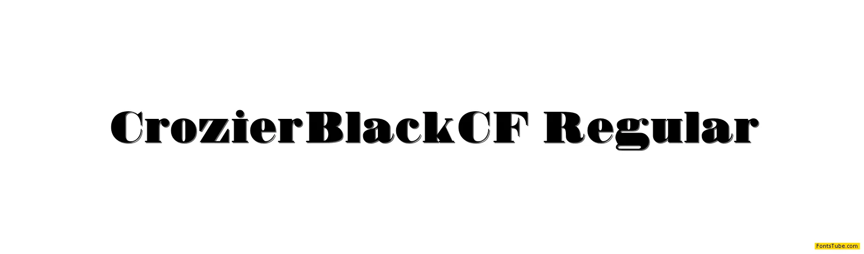 Crozier Black CF