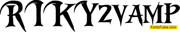 Riky Vampdator Normal Font
