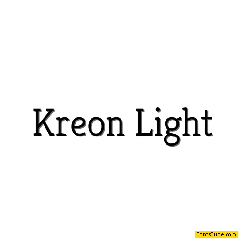 Kreon Font Family