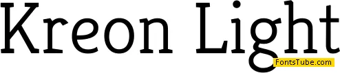 Kreon Font Family