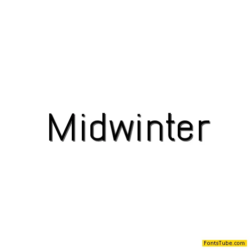 Midwinter Font