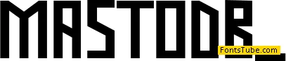 Mastodon Font Family