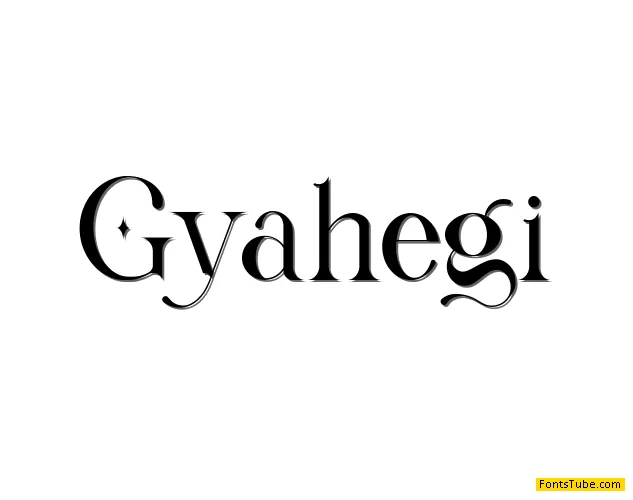 Gyahegi Font