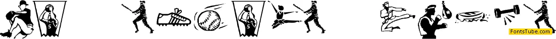 KR Sports Dings Font