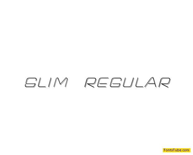 slim Font