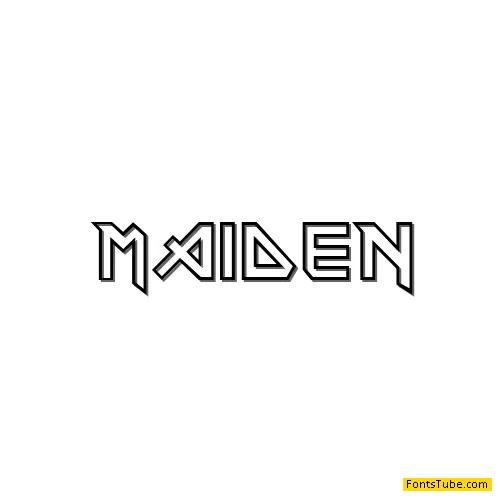 Iron Maiden Font