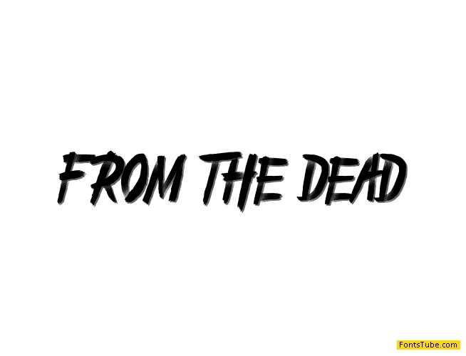 From_the_Dead Font