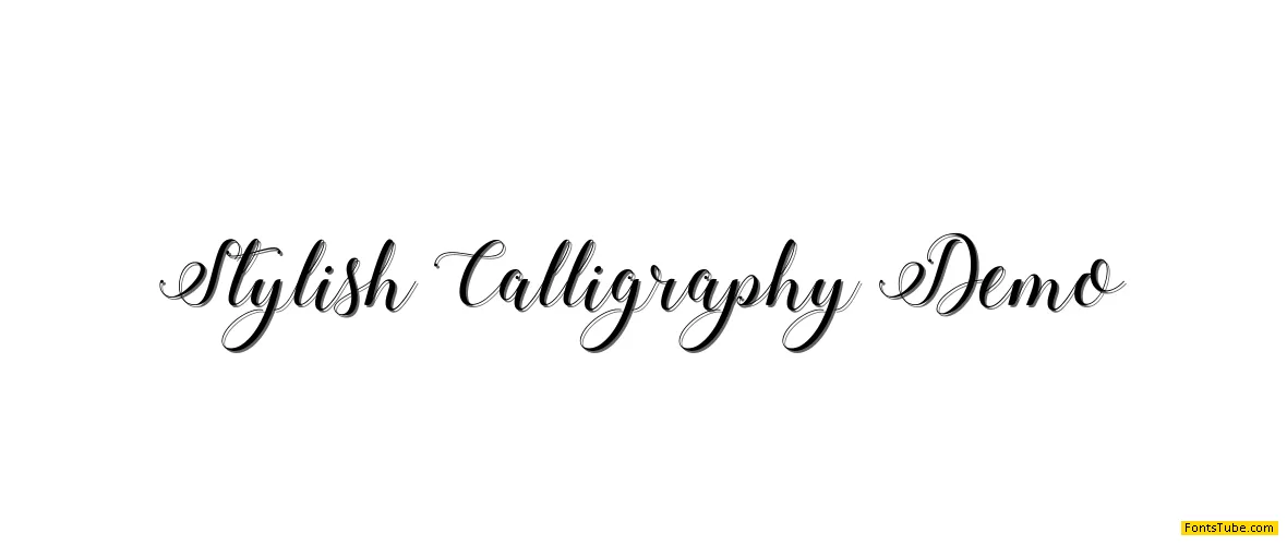 Stylish Calligraphy Demo Font