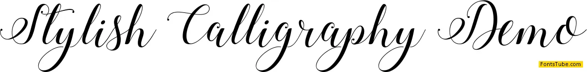 Stylish Calligraphy Demo Font