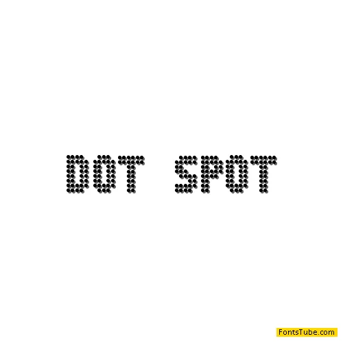 Dot Spot Font