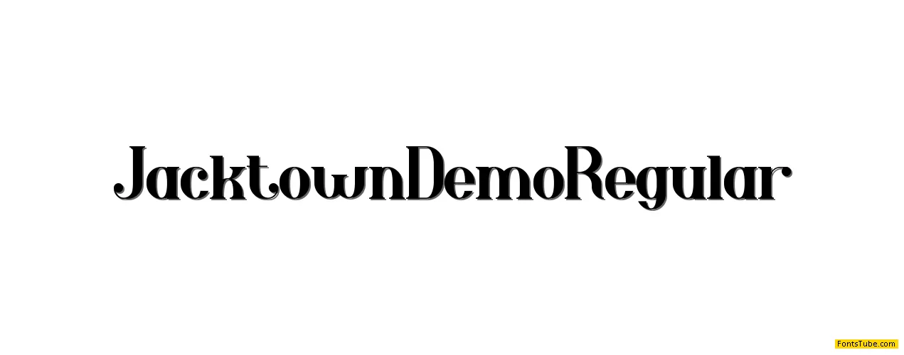 Jacktown Demo Font Family
