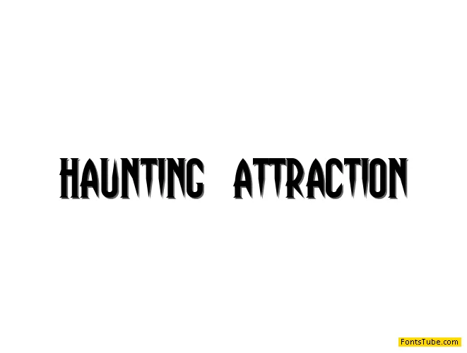 Haunting Attraction Font
