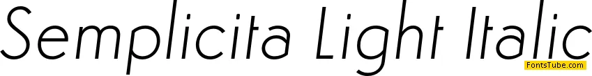 SemplicitÃ  Font Family