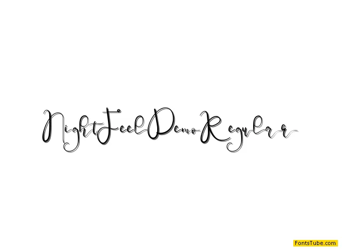 Night Feel Demo Font
