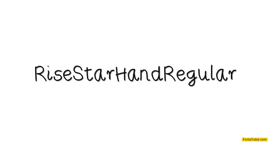 RiseStarHand Font Family