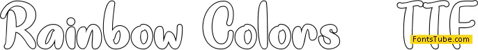 Rainbow Colors Font