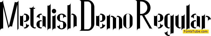 Metalish Demo Font Family