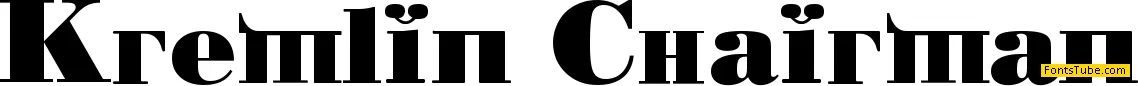 Kremlin Chairman Font