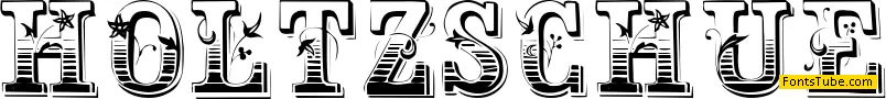 Holtzschue Font