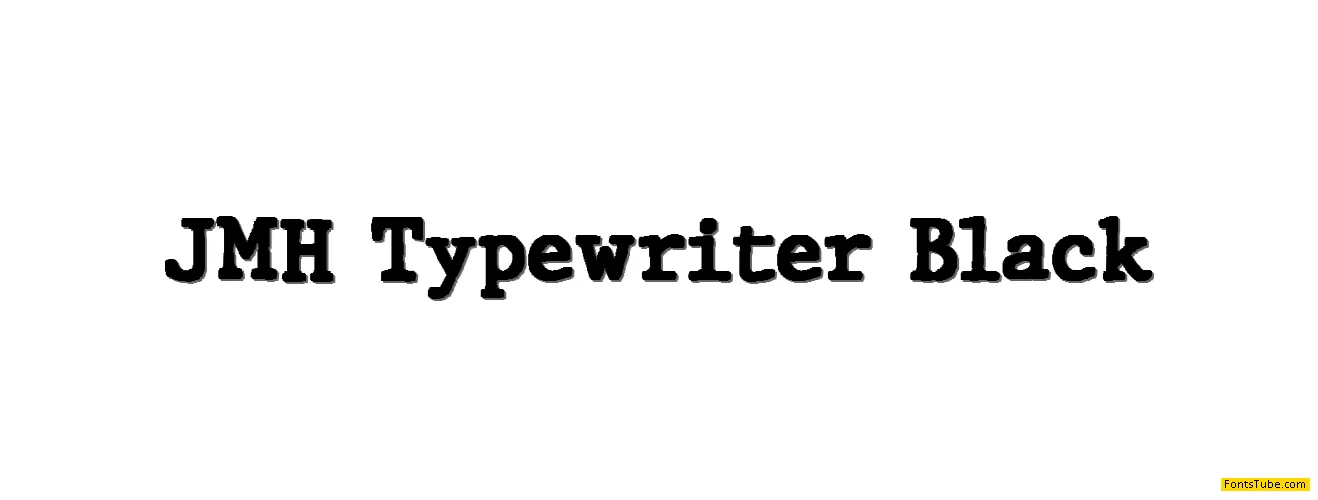JMH Typewriter Font Family