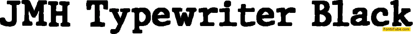 JMH Typewriter Font Family