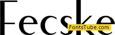 Fecske Font