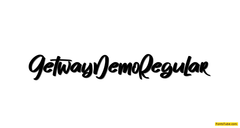 Getway Demo Font
