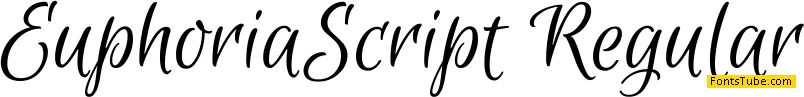 Euphoria Script Font