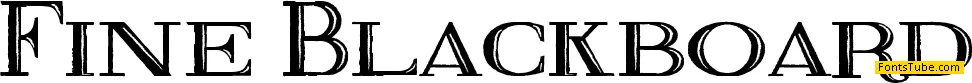 Fine Blackboard Font