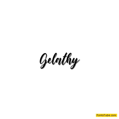 Gelathy Font