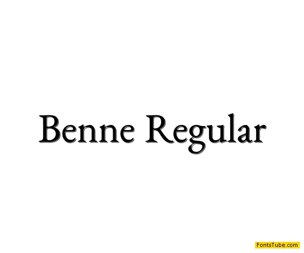 Benne Font