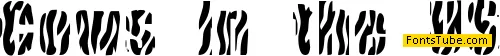 Cows In the U.S. Font