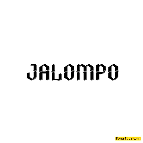 Jalompo Font