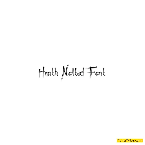 Heath Notted Font