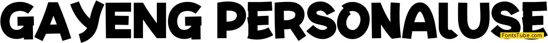 GAYENG Font