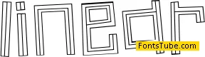 Linear Font