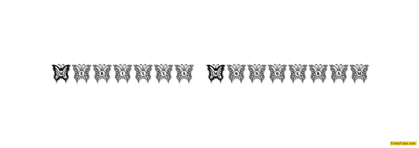 Merissa Monogram Font